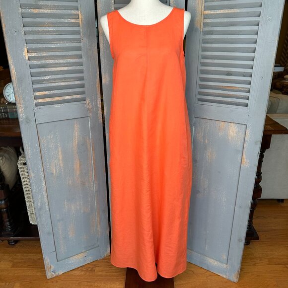 linen dress beach The Mykonos - Solid Black Linen Beach Dress main image 0